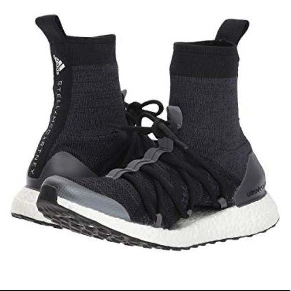 Adidas by Stella McCartney Shoes - Adidas by Stella McCartney Black and White Athletic Shoes